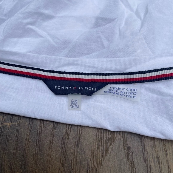 Tommy Hilfiger women’s Drawstring Tank Dress Swim Cover-Up S white - Picture 9 of 10